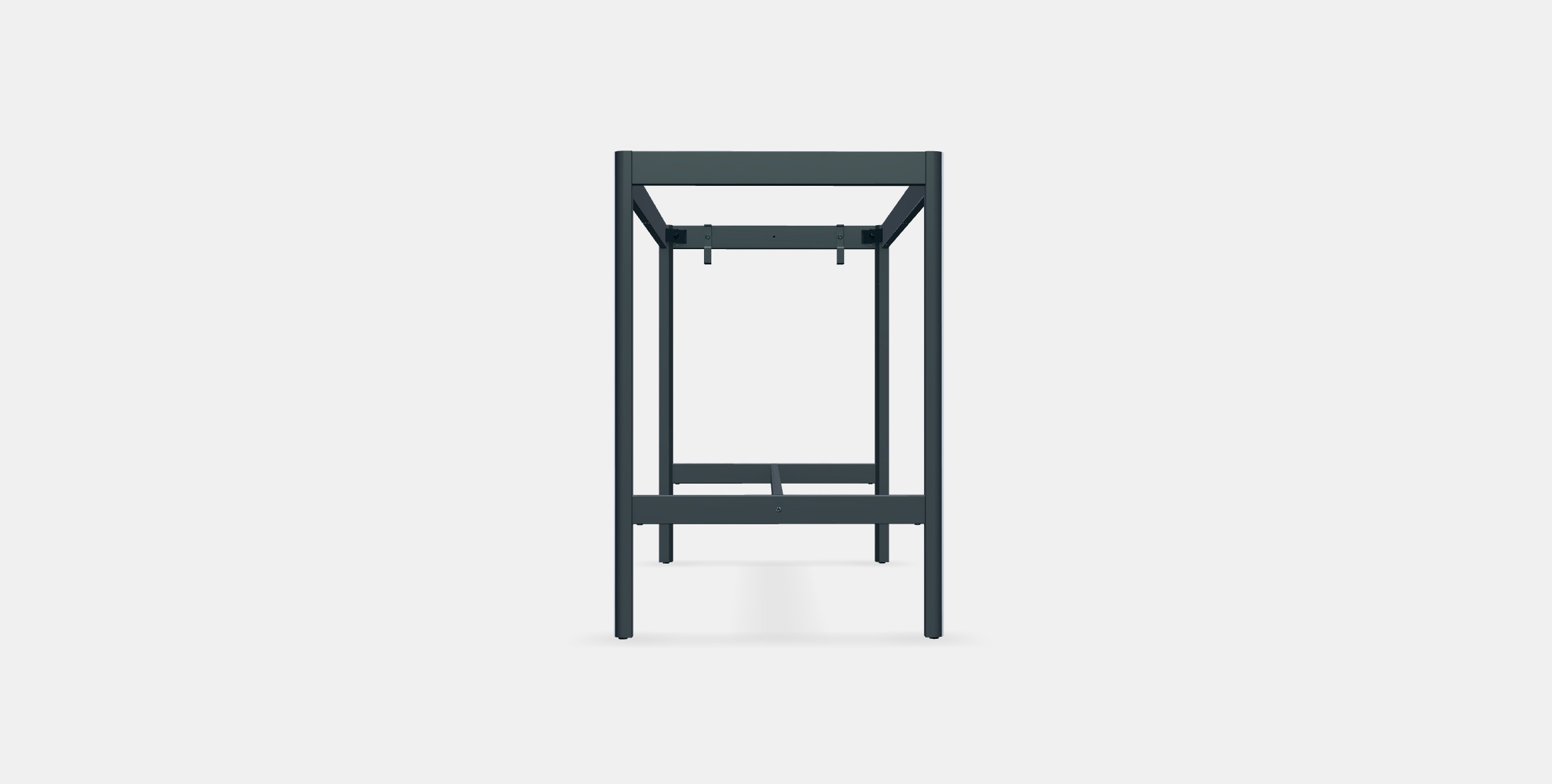 IDASEN Underframe for table top 2 Low-poly 3D model_10