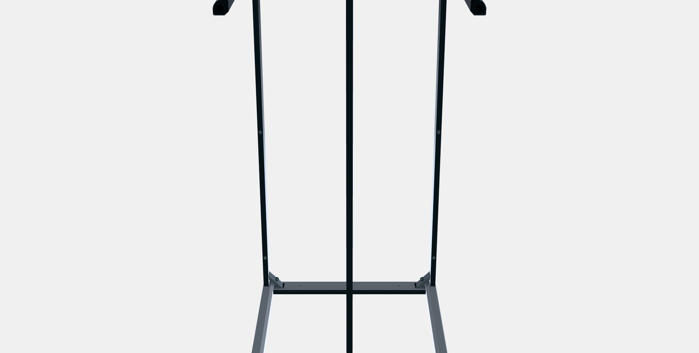 IDASEN Underframe for table top 2 Low-poly 3D model_8