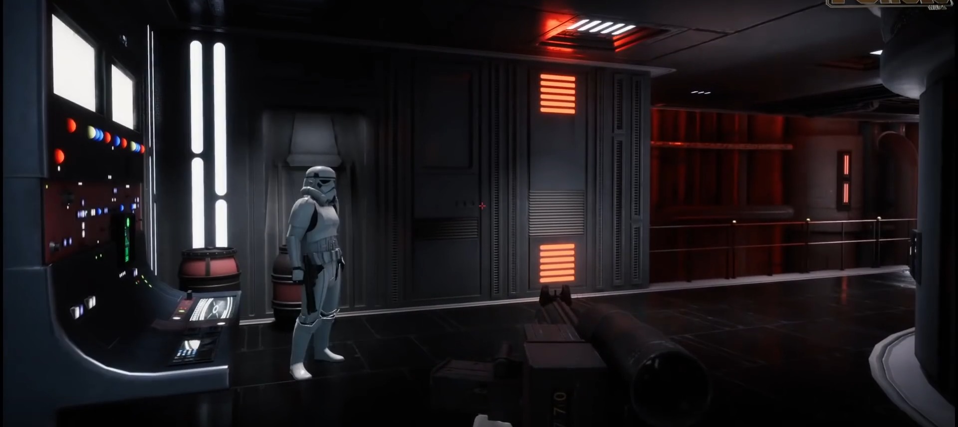 Death Star Wall Panel - I - 1-6 scale Hottoys Free 3D print model_13