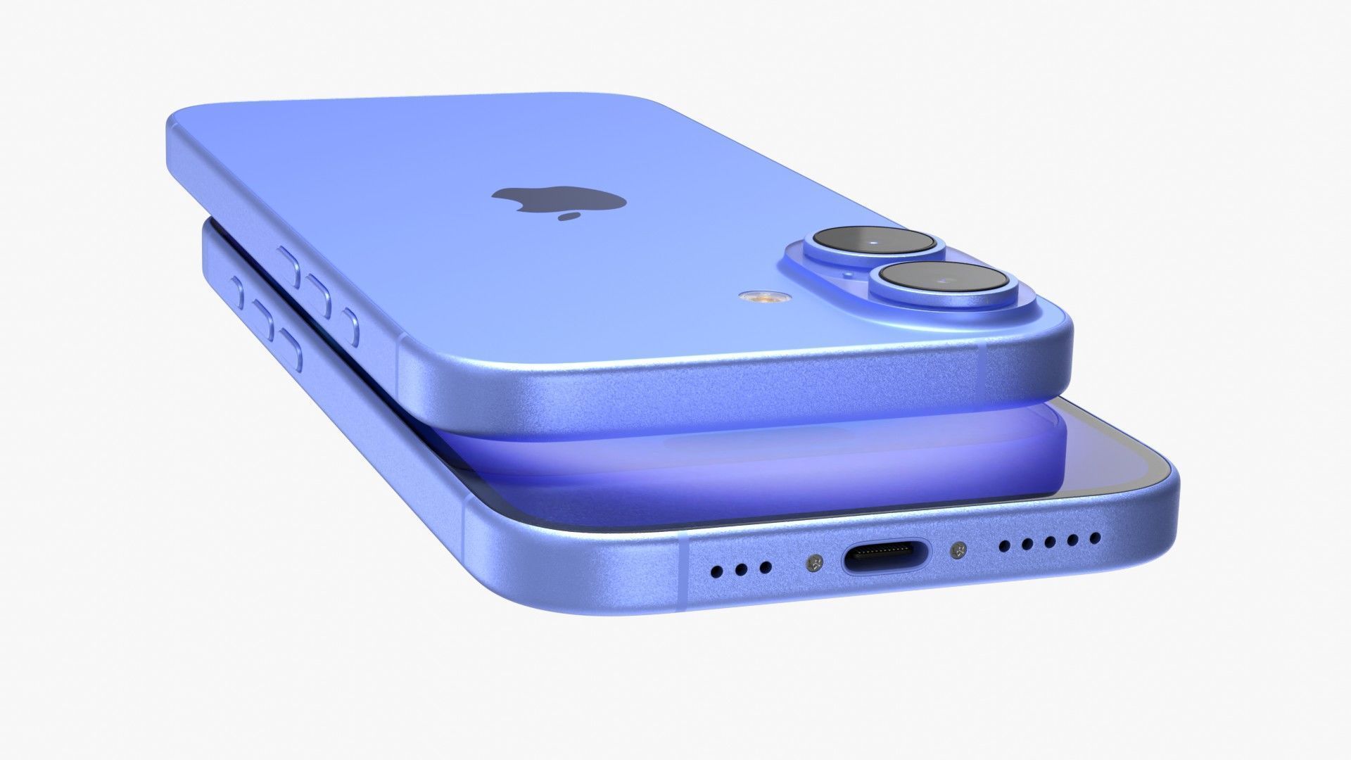 Apple iPhone 16 UltraMarine 3D model_7