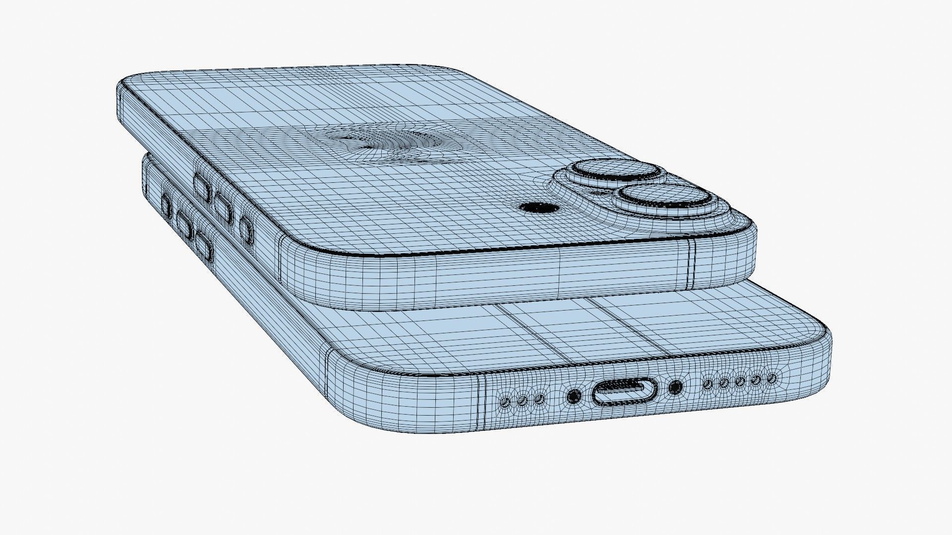 Apple iPhone 16 UltraMarine 3D model_18