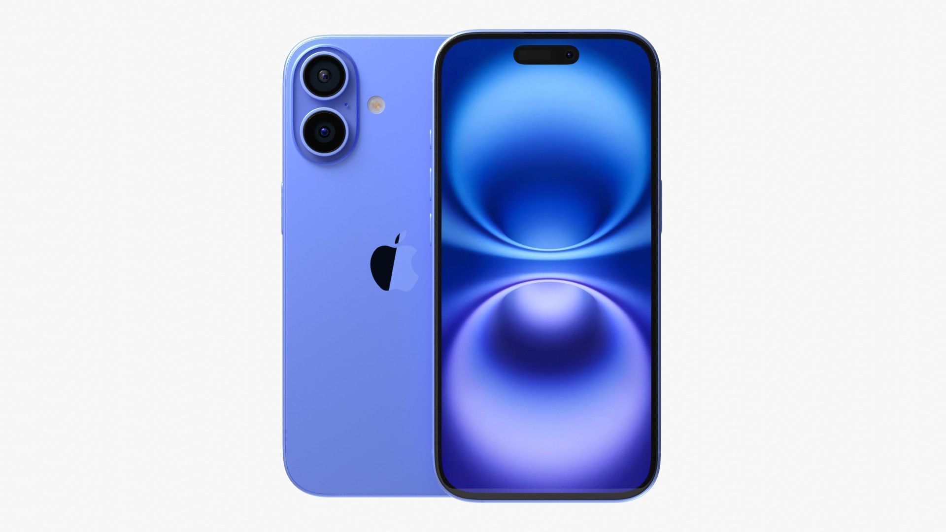 Apple iPhone 16 UltraMarine 3D model_1