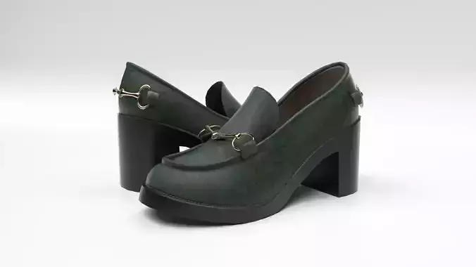 Heels Shoes Low-poly 3D model