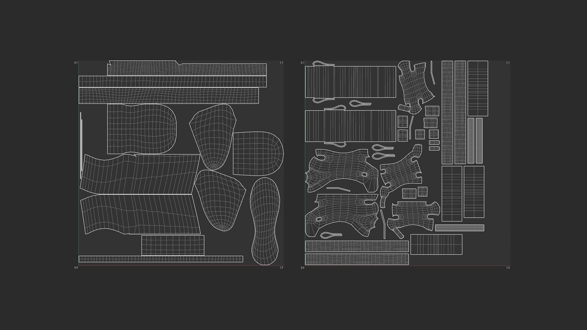 Heels Shoes Low-poly 3D model_11