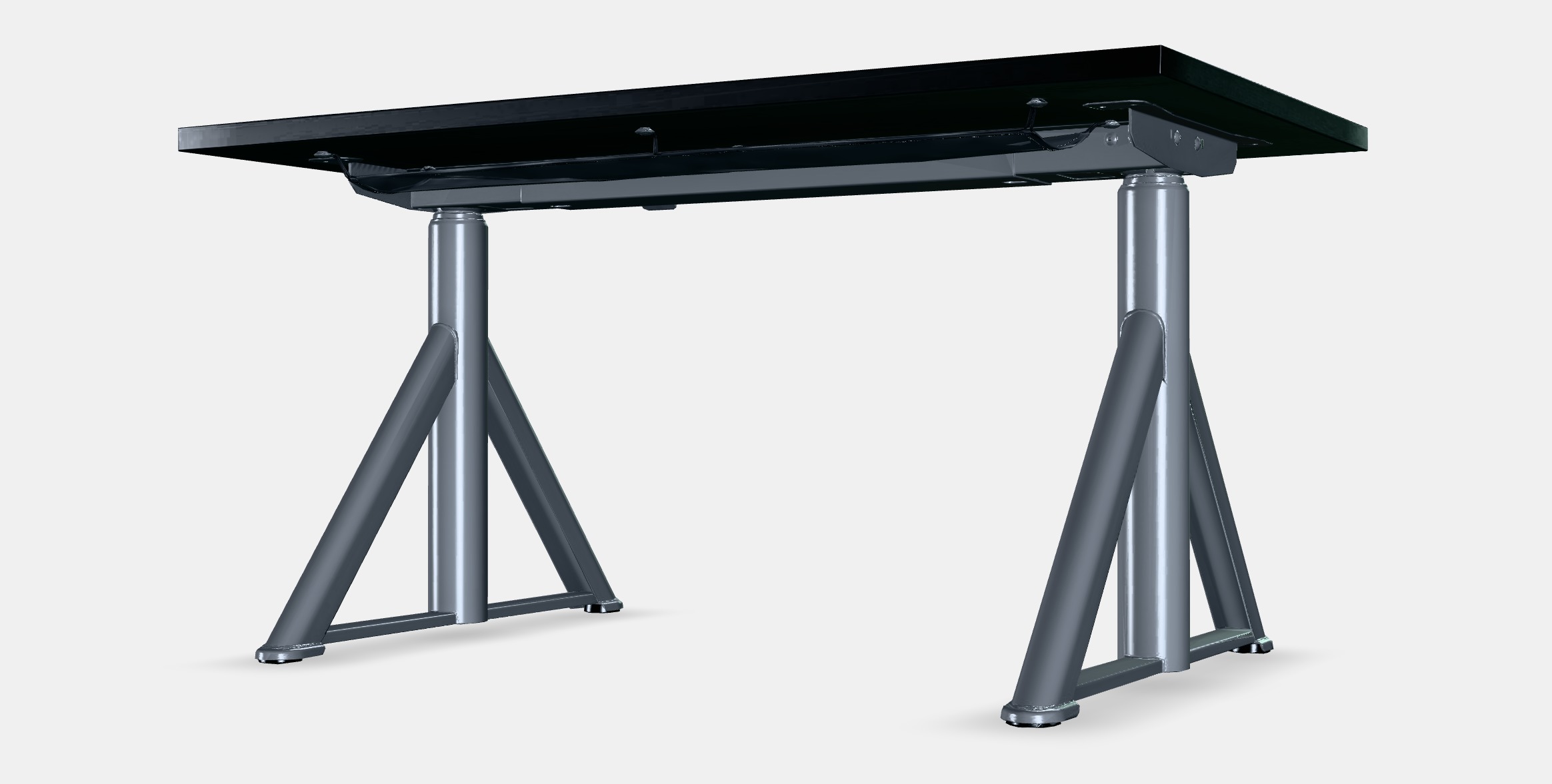 IDASEN Desk sit-stand 2 Low-poly 3D model_7