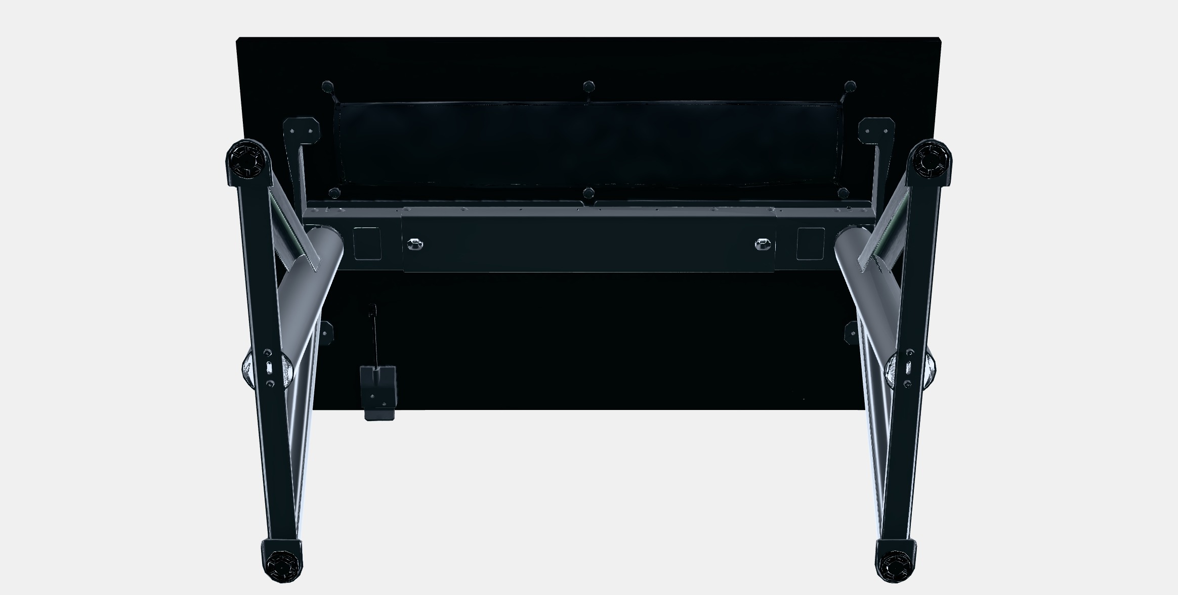 IDASEN Desk sit-stand 2 Low-poly 3D model_9