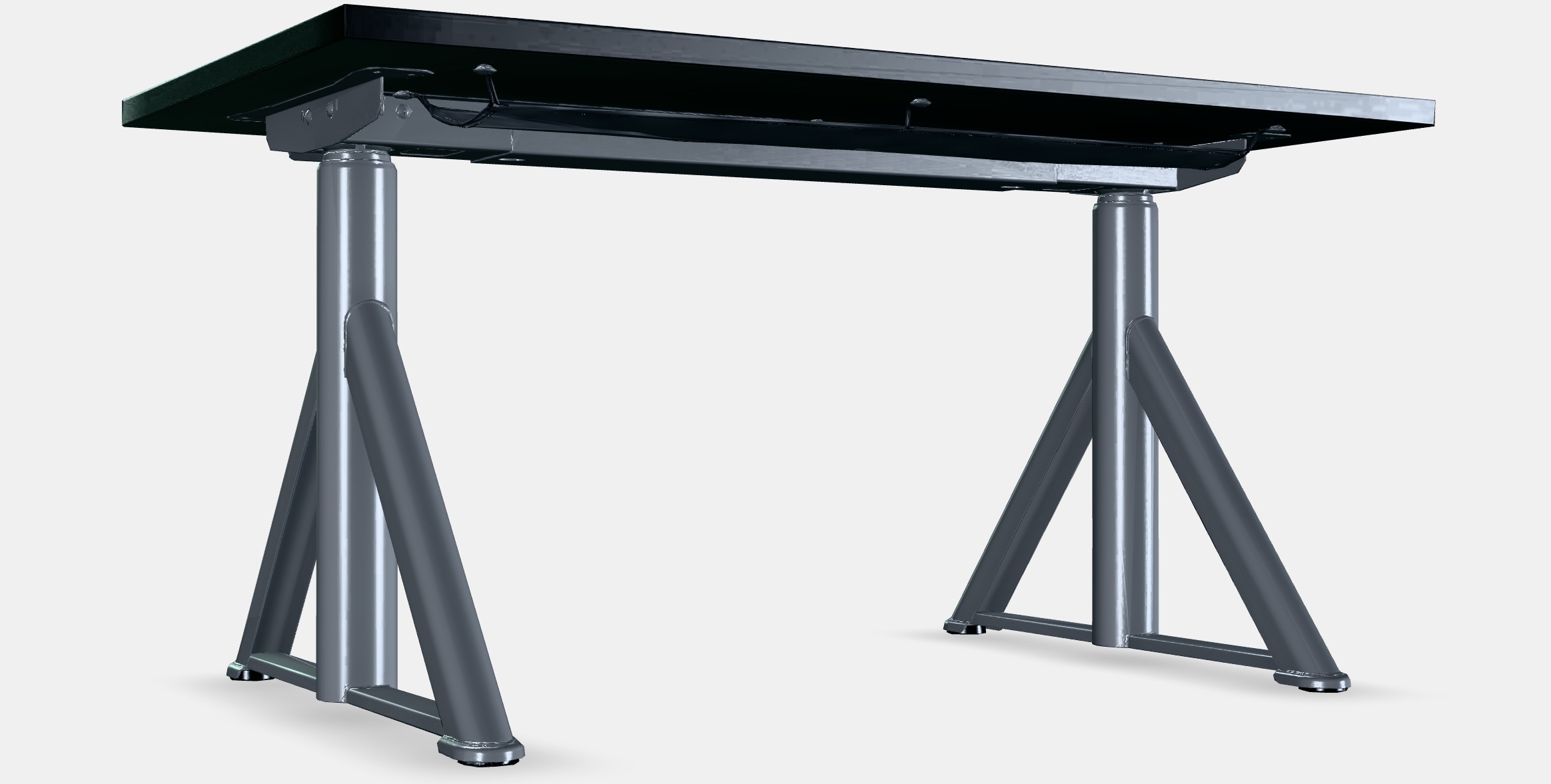 IDASEN Desk sit-stand 2 Low-poly 3D model_3