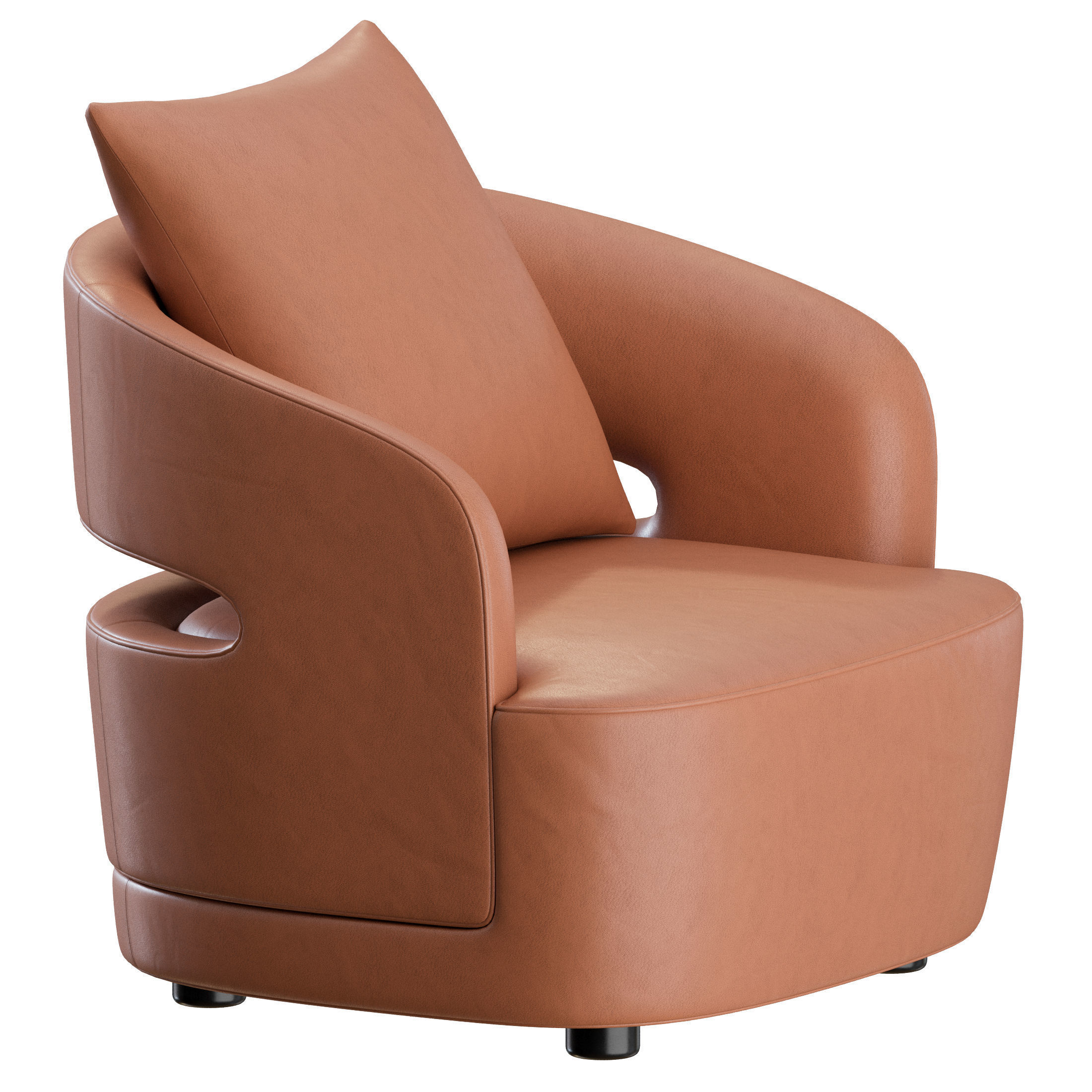 Lucio Armchair  3D model_7