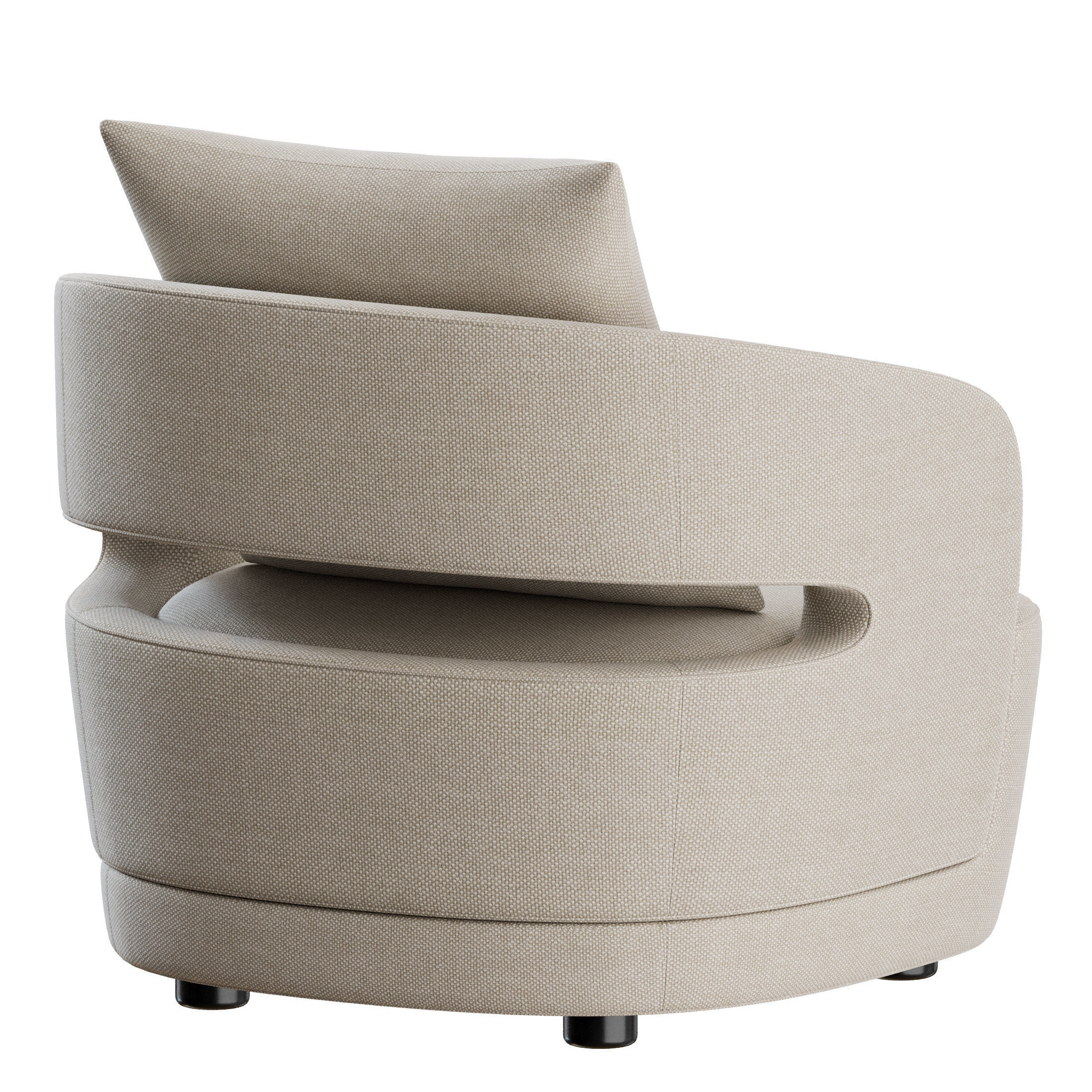 Lucio Armchair  3D model_8