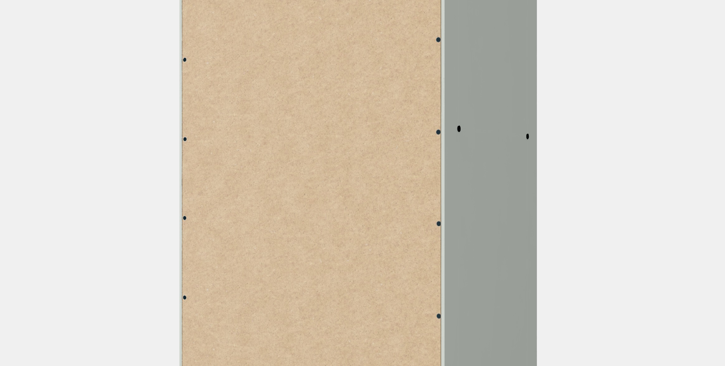 GURSKEN Bedside table Low-poly 3D model_5