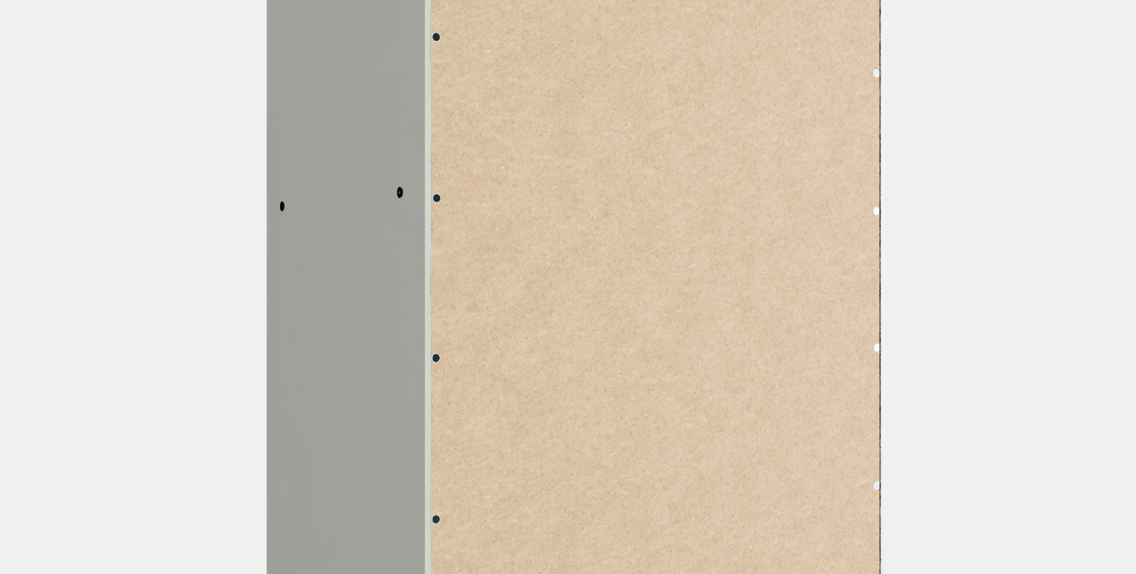 GURSKEN Bedside table Low-poly 3D model_3