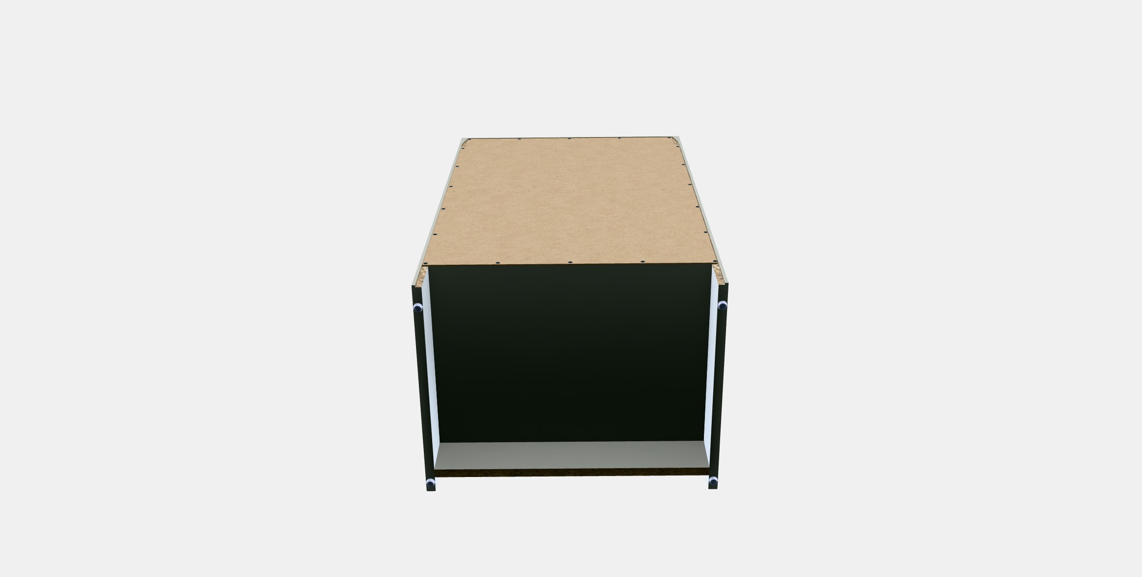 GURSKEN Bedside table Low-poly 3D model_6