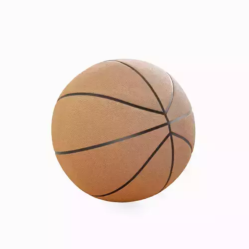 Basketball Ball Leather 4K 01