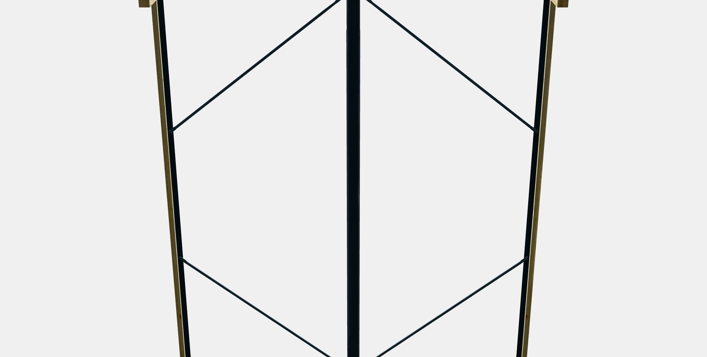 TARVA Bed frame Low-poly 3D model_8