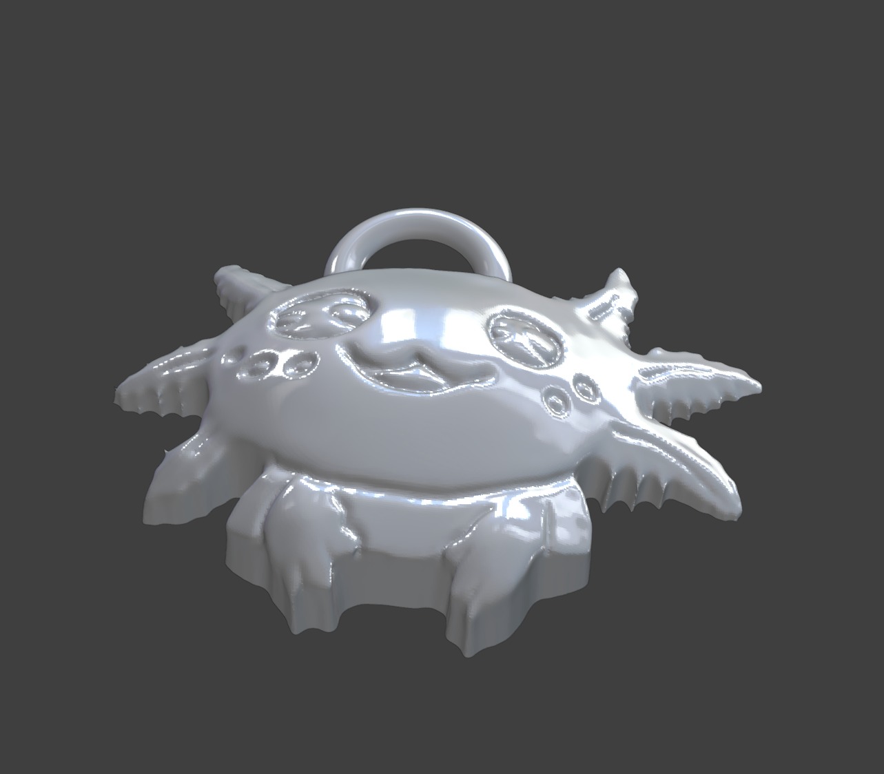 Axolotl Extra Cute 3D print model_6