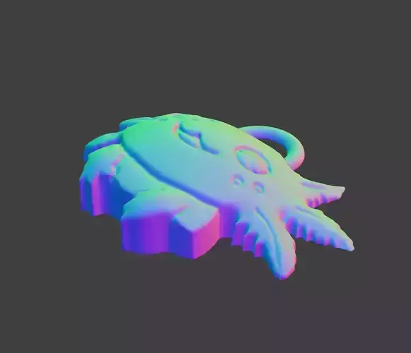 Axolotl Extra Cute 3D print model