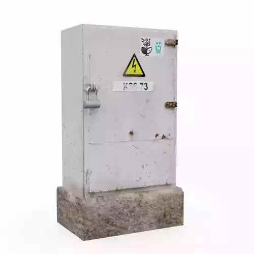 LowPoly electric meter box 2