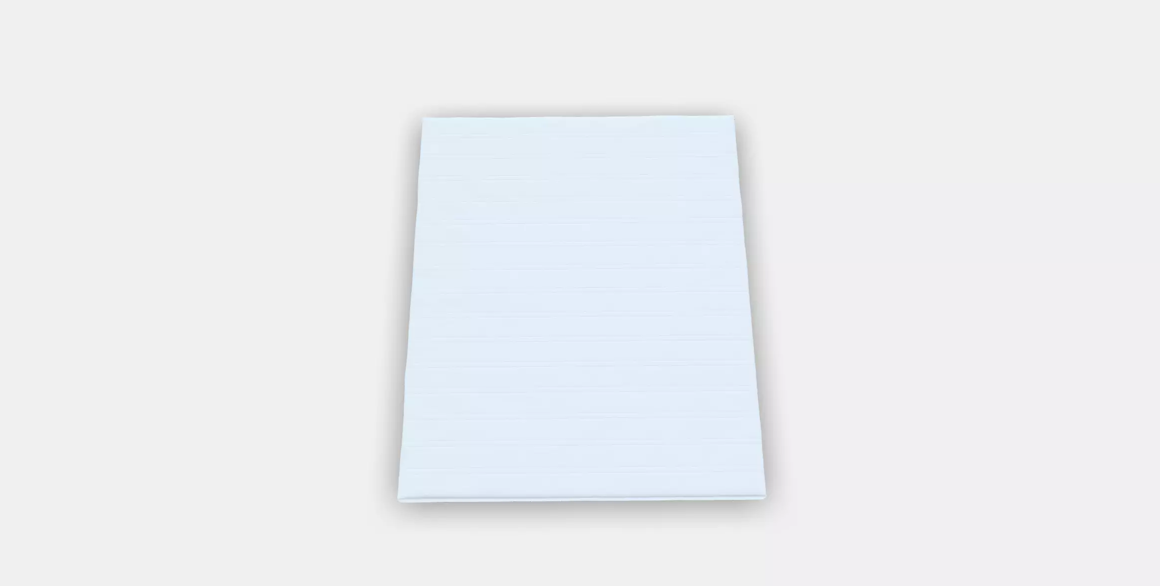 TUDDAL Mattress pad 2 Low-poly 3D model_0