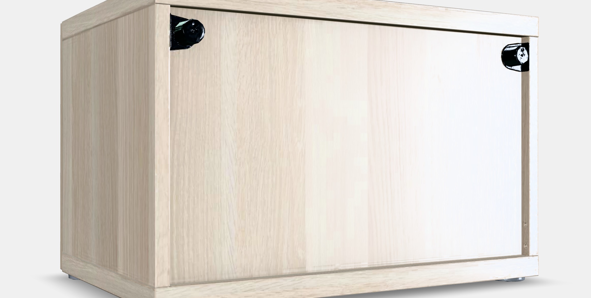 BESTA Shelf unit with door 11 Low-poly 3D model_2