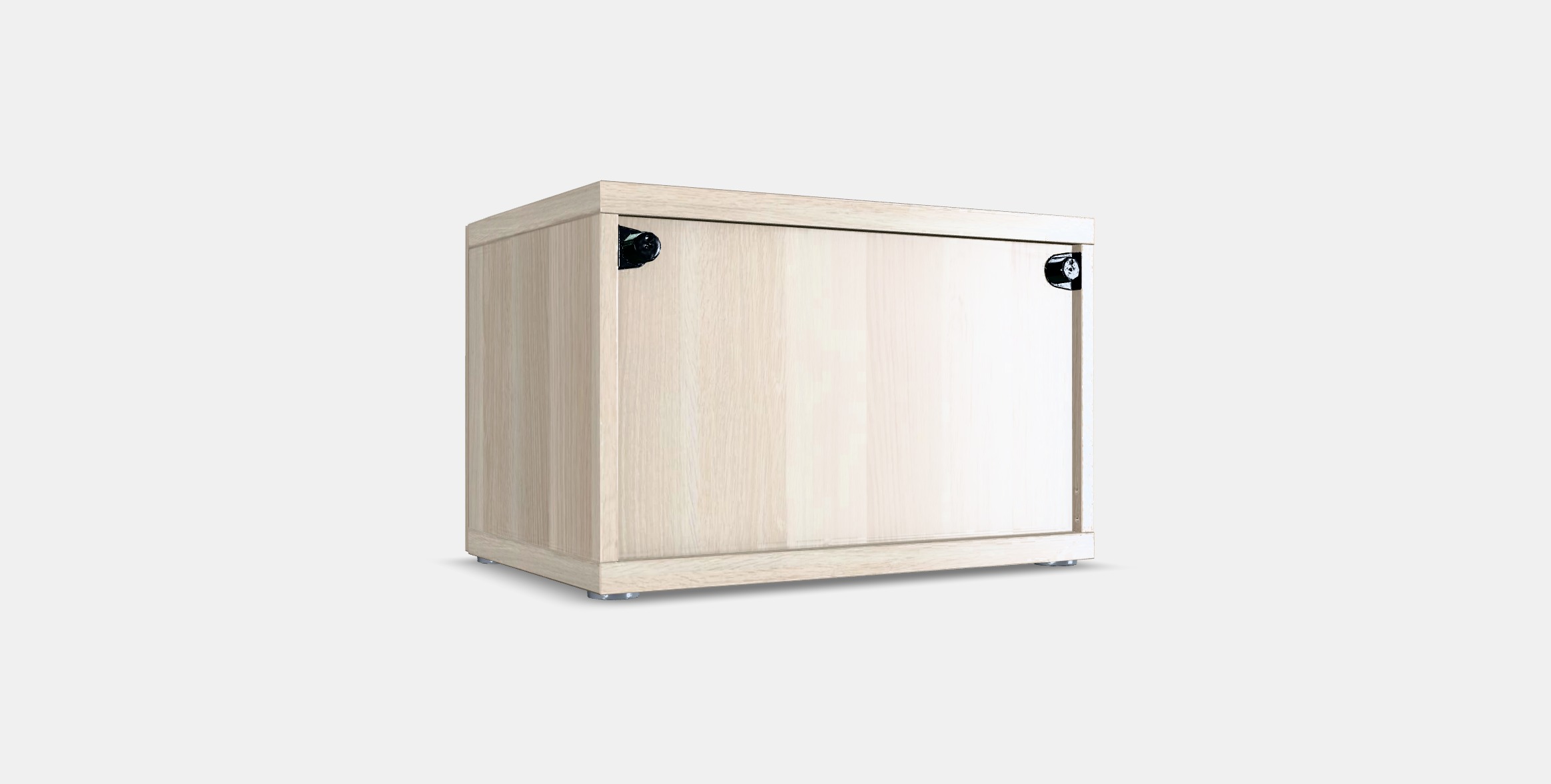 BESTA Shelf unit with door 11 Low-poly 3D model_14