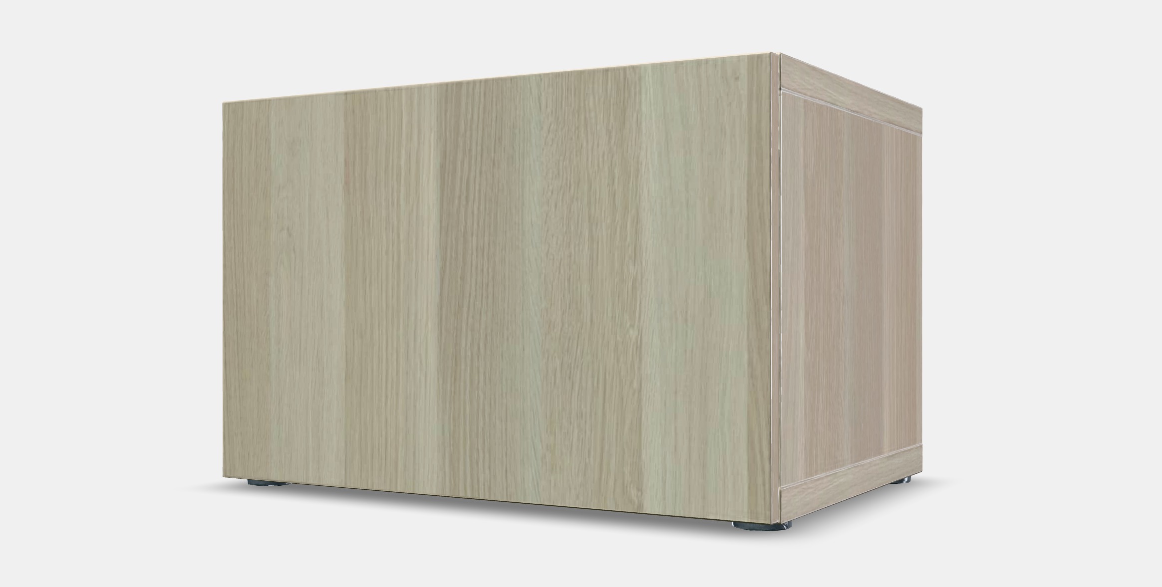 BESTA Shelf unit with door 11 Low-poly 3D model_12