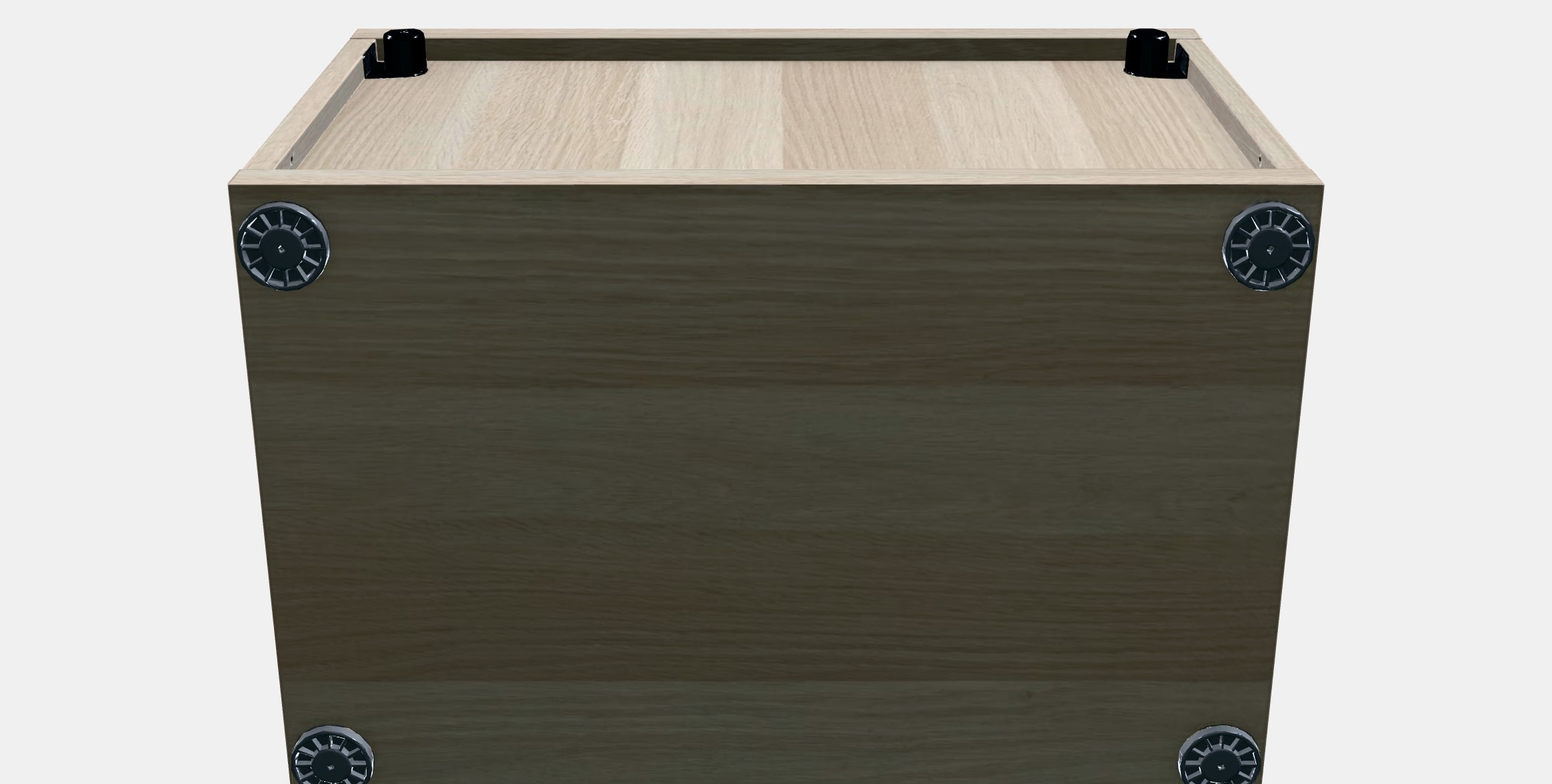 BESTA Shelf unit with door 11 Low-poly 3D model_11