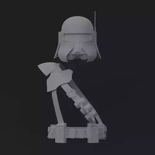 Clone Commander Baccara - Heavy Clone - One12 - STL files