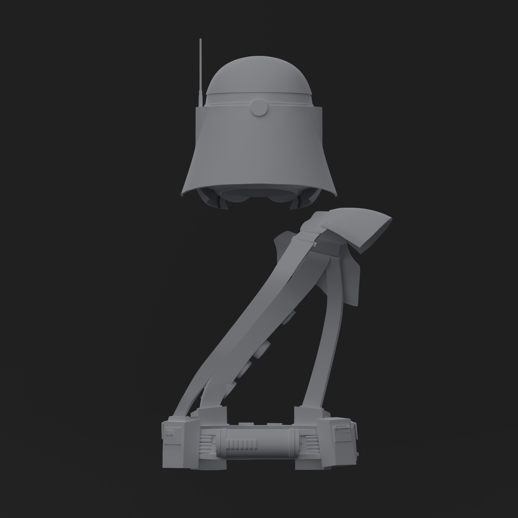 Clone Commander Baccara - Heavy Clone - One12 - STL files 3D print model_2