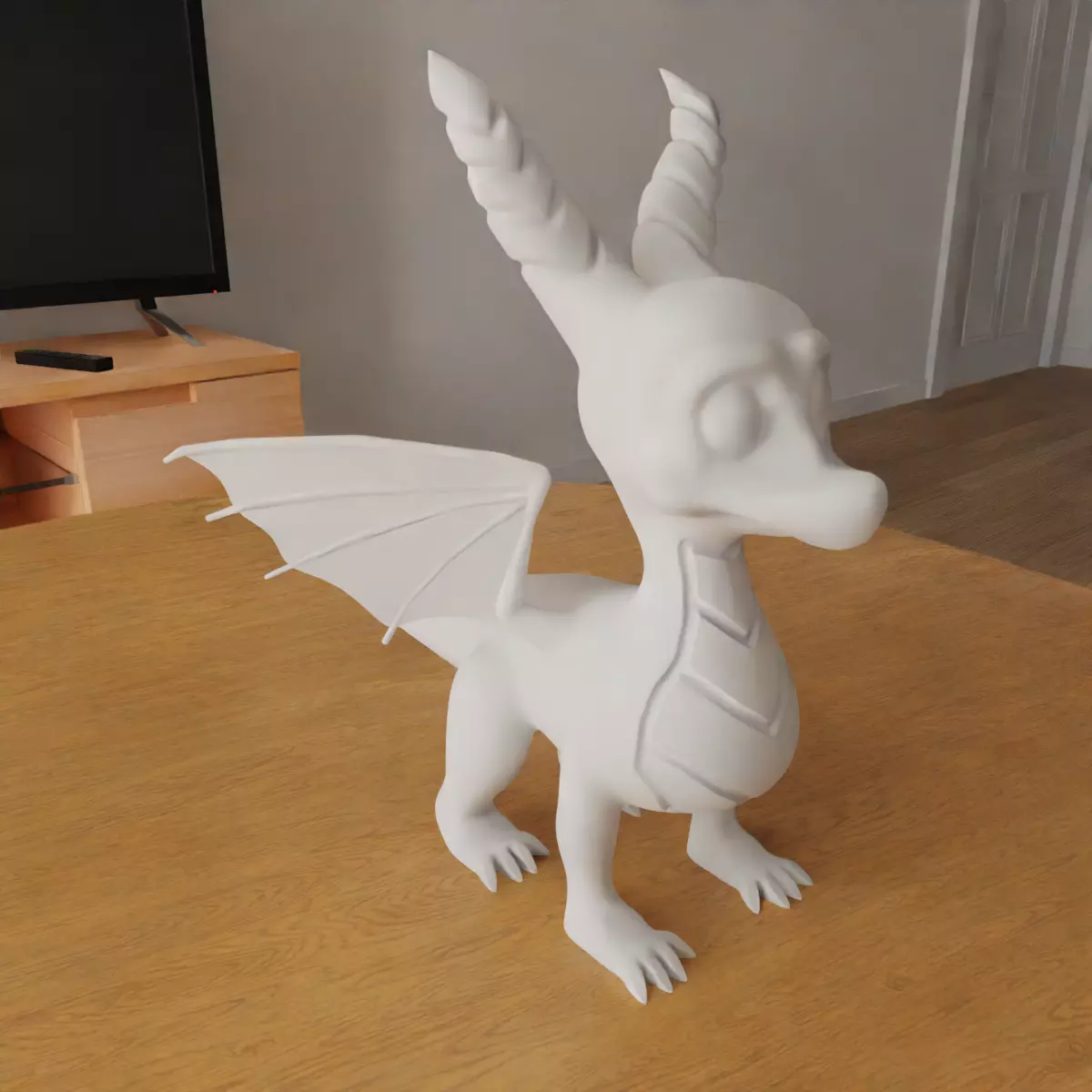 cute baby dragon stl for 3D print 3D print model_0