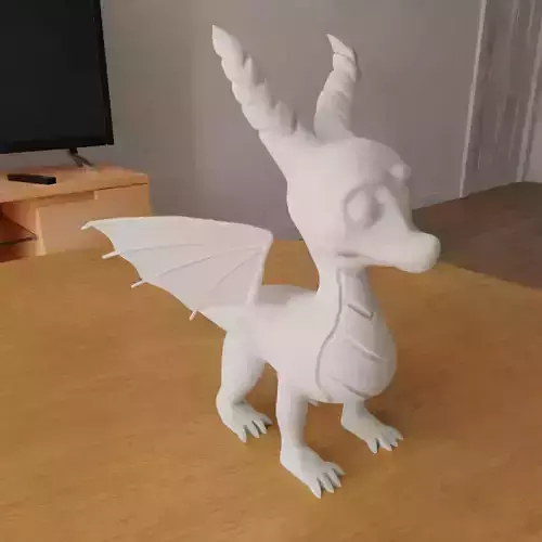 cute baby dragon stl for 3D print