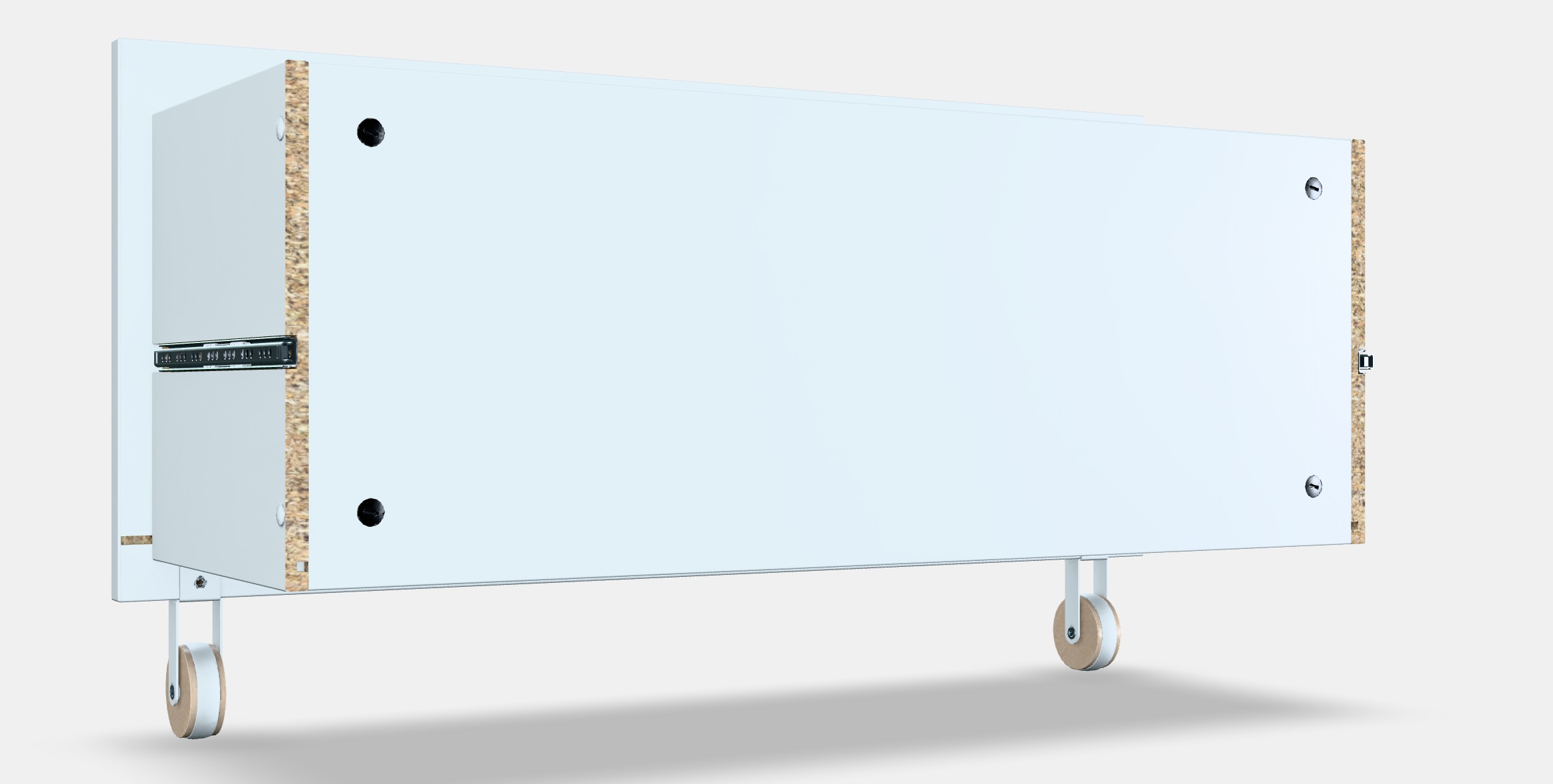 BILLY Drawer Low-poly 3D model_6