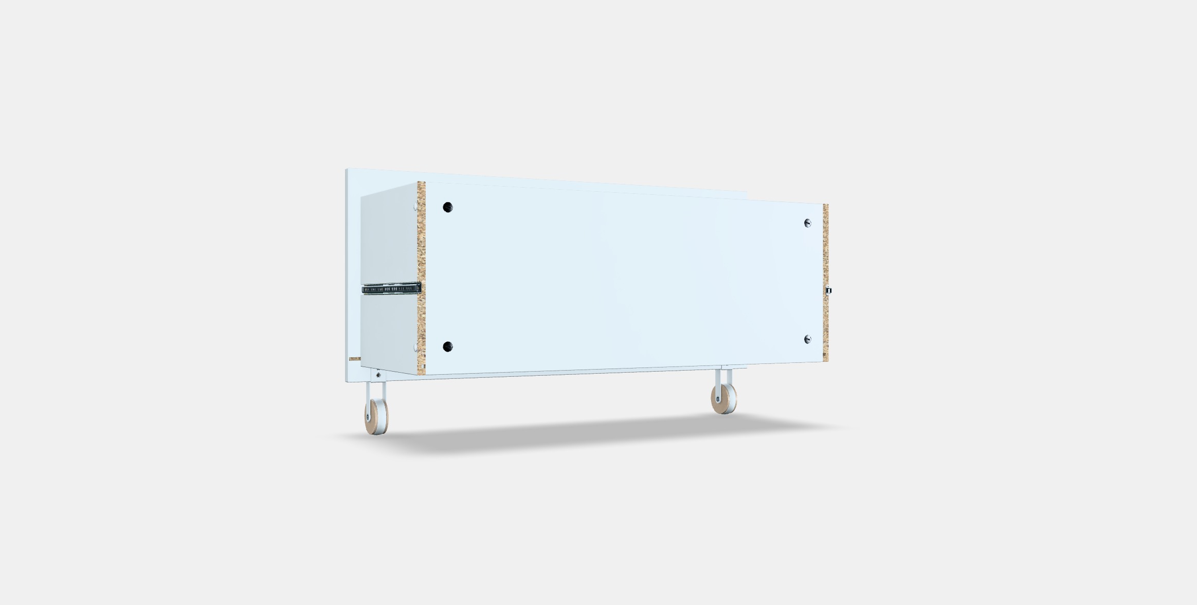 BILLY Drawer Low-poly 3D model_16