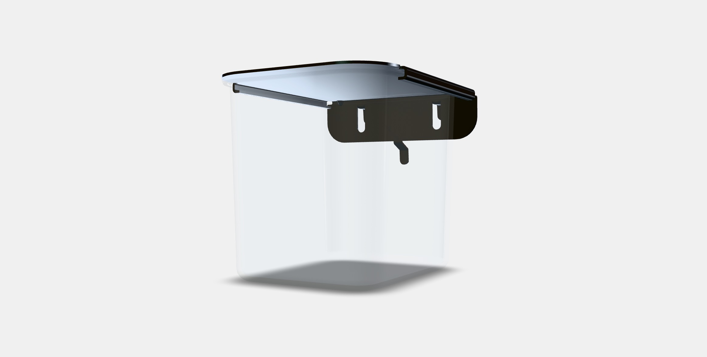 SKADIS Container with lid Low-poly 3D model_12