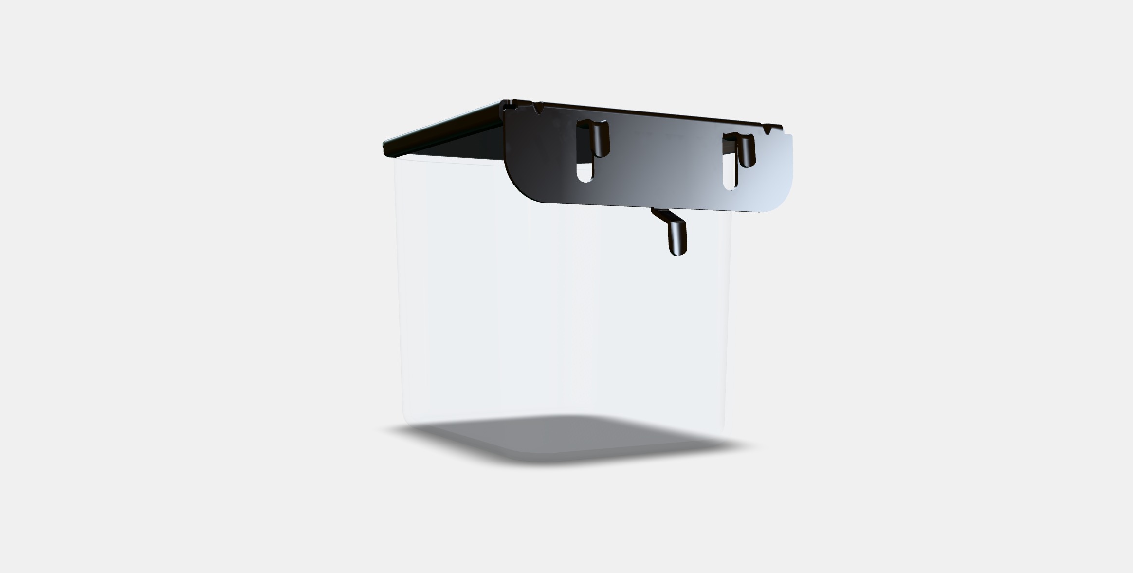 SKADIS Container with lid Low-poly 3D model_16