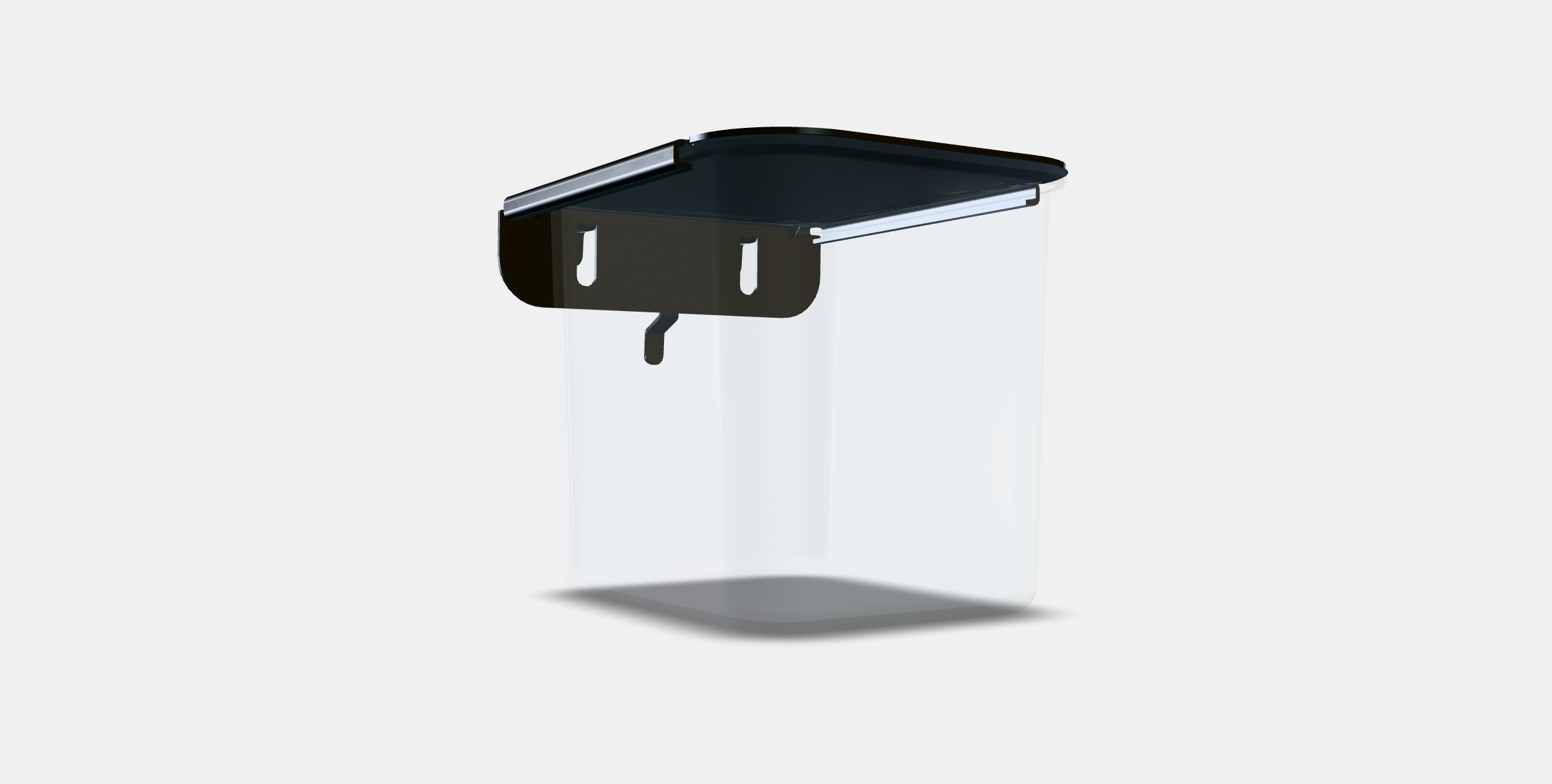 SKADIS Container with lid Low-poly 3D model_3