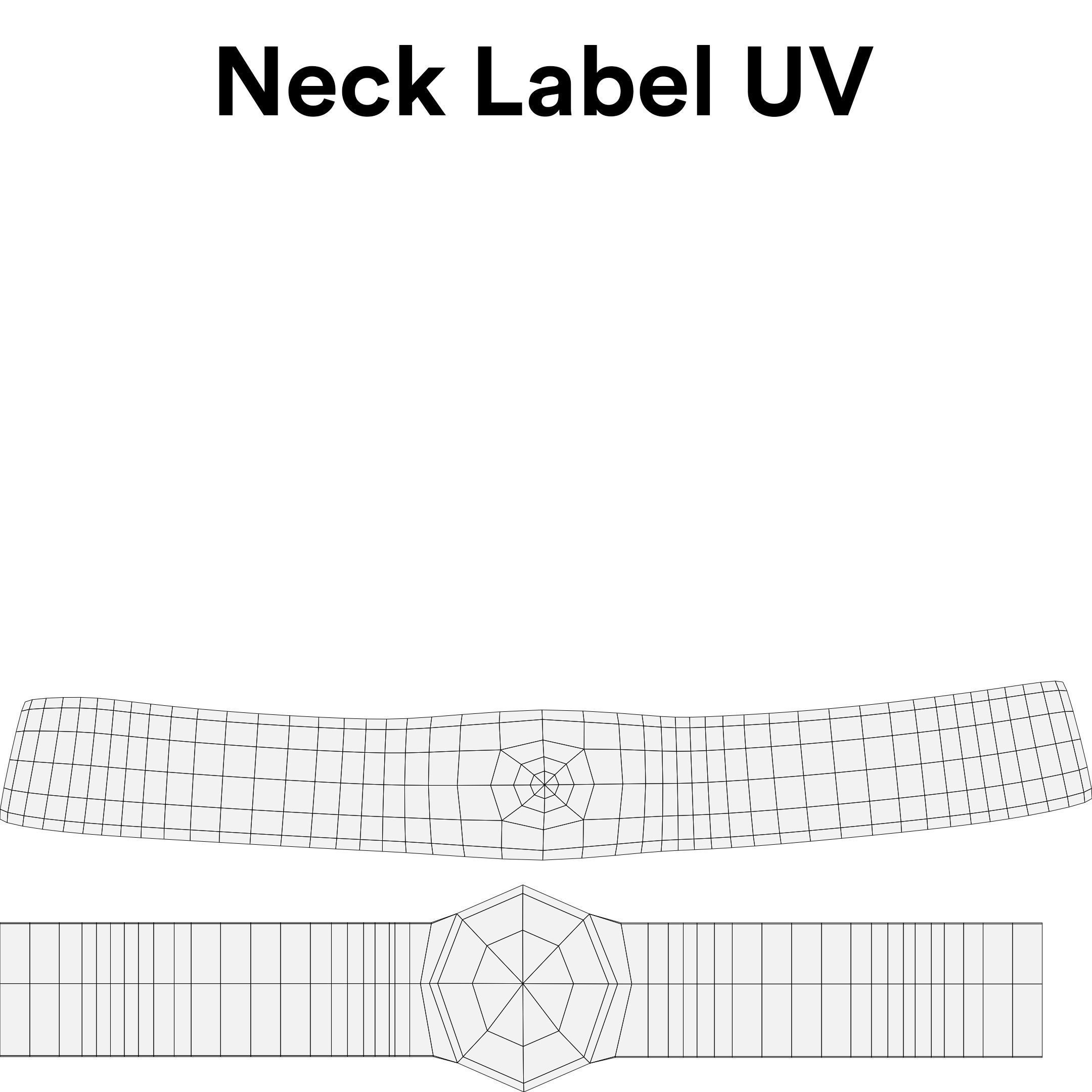 Champagne Bottle 3D model_11