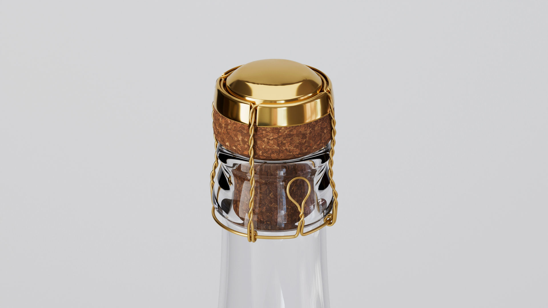 Champagne Bottle 3D model_19