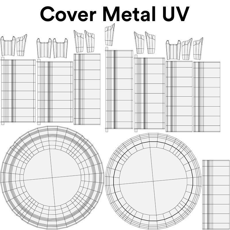 Champagne Bottle 3D model_20