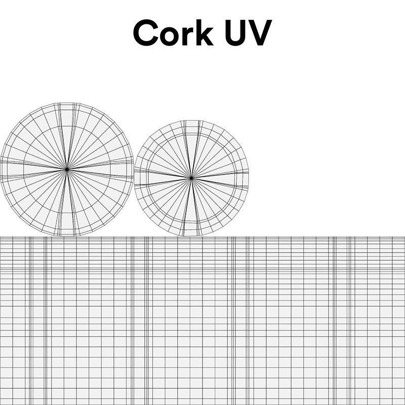 Champagne Bottle 3D model_22