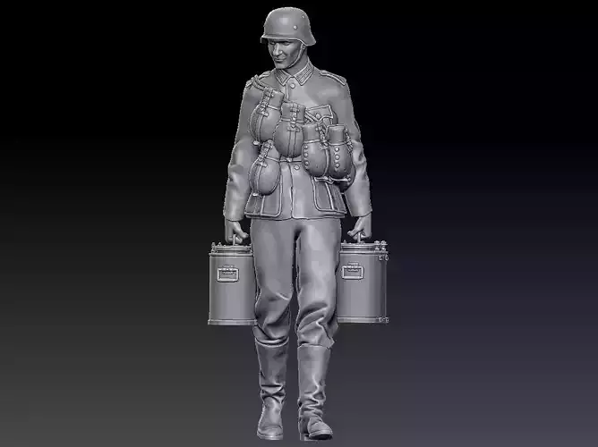 ww2 ger supply soldier2 1-35 3D print model