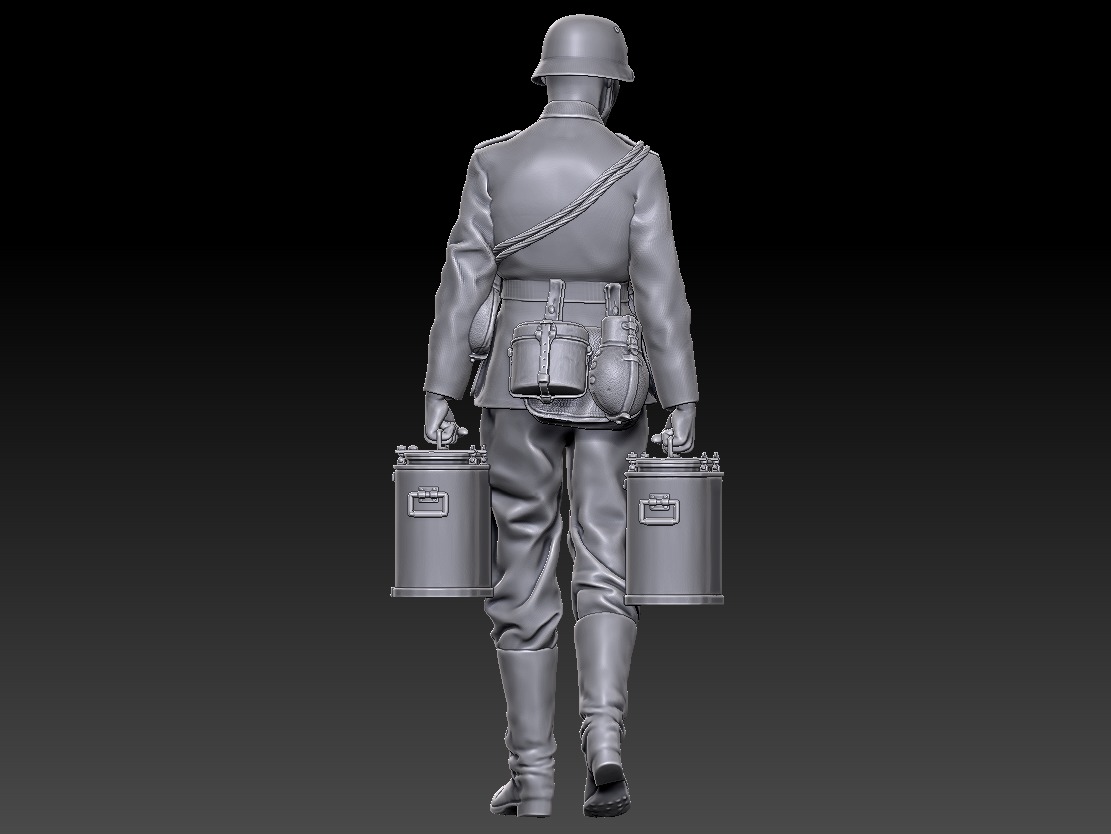 ww2 ger supply soldier2 1-35 3D print model_3