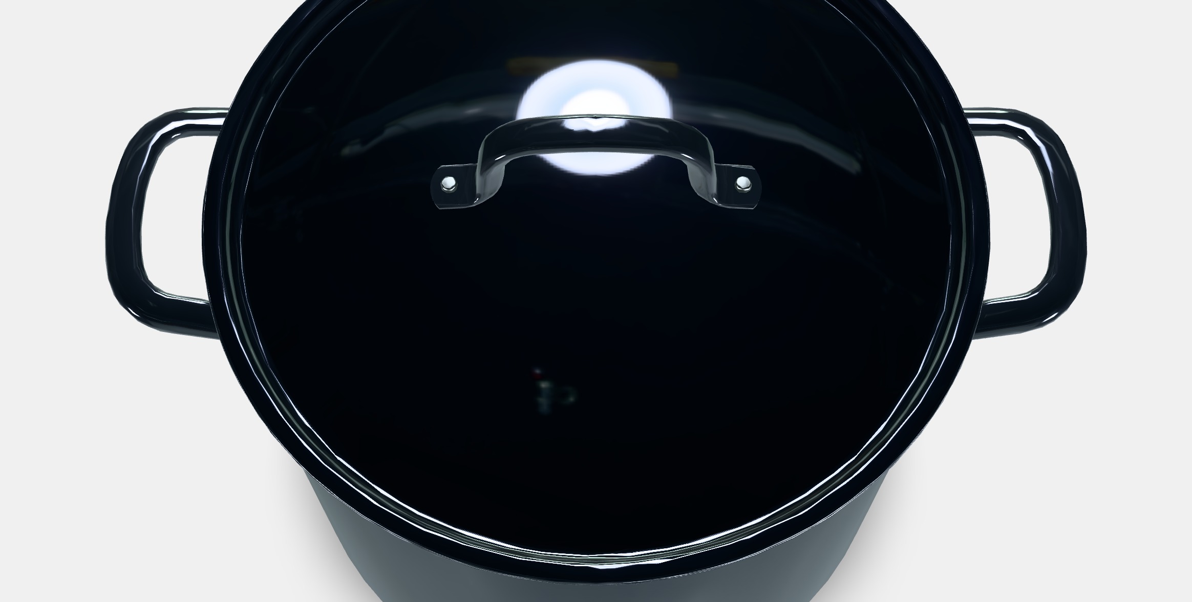 IKEA 365 Pot with lid Low-poly 3D model_6