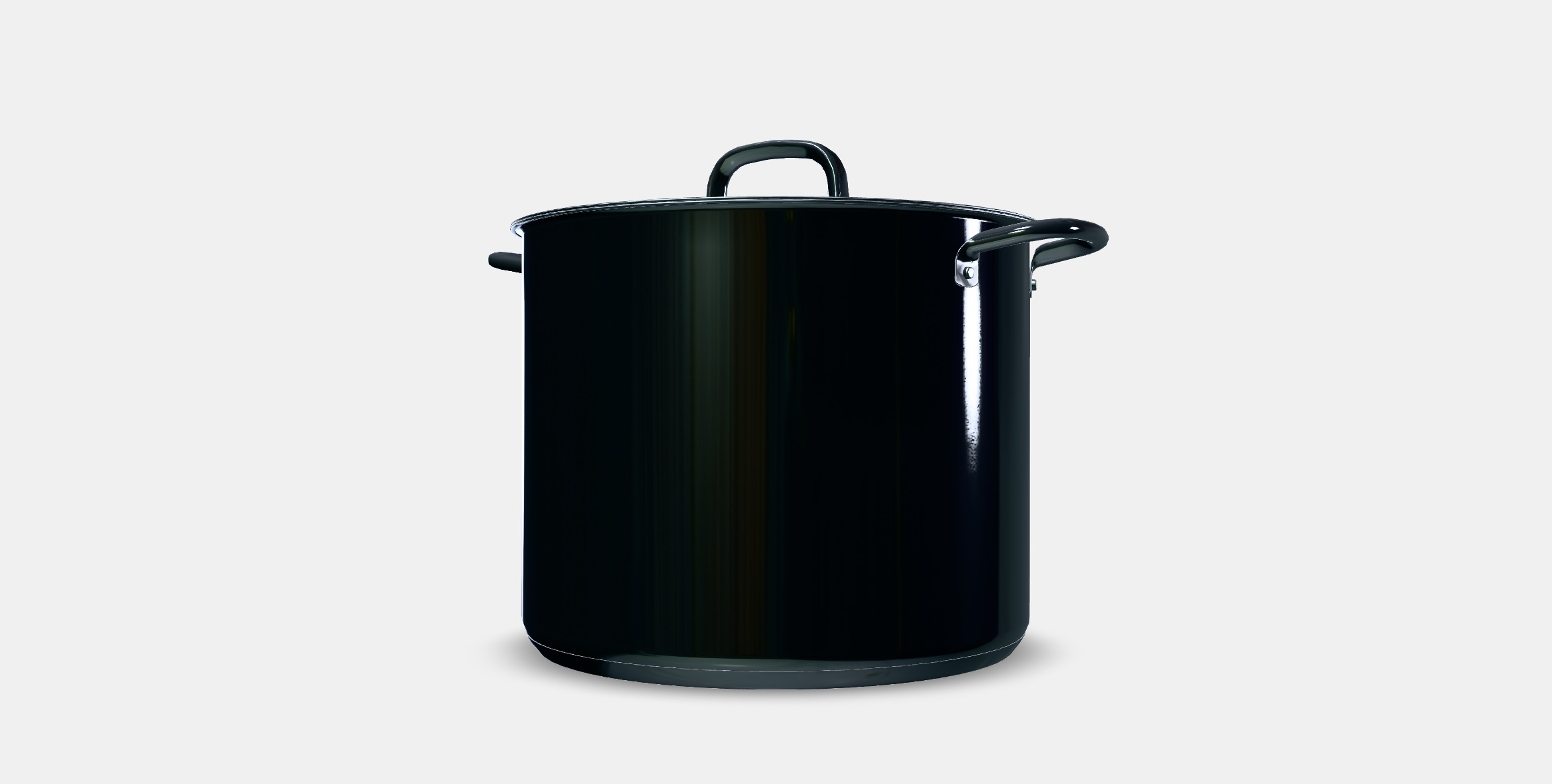 IKEA 365 Pot with lid Low-poly 3D model_12