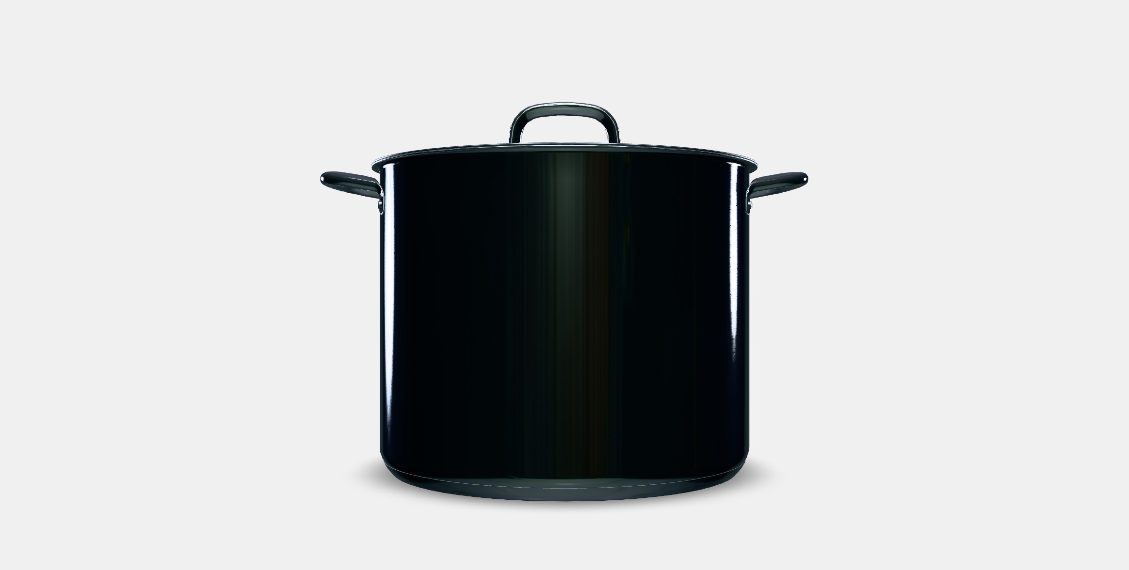 IKEA 365 Pot with lid Low-poly 3D model_9