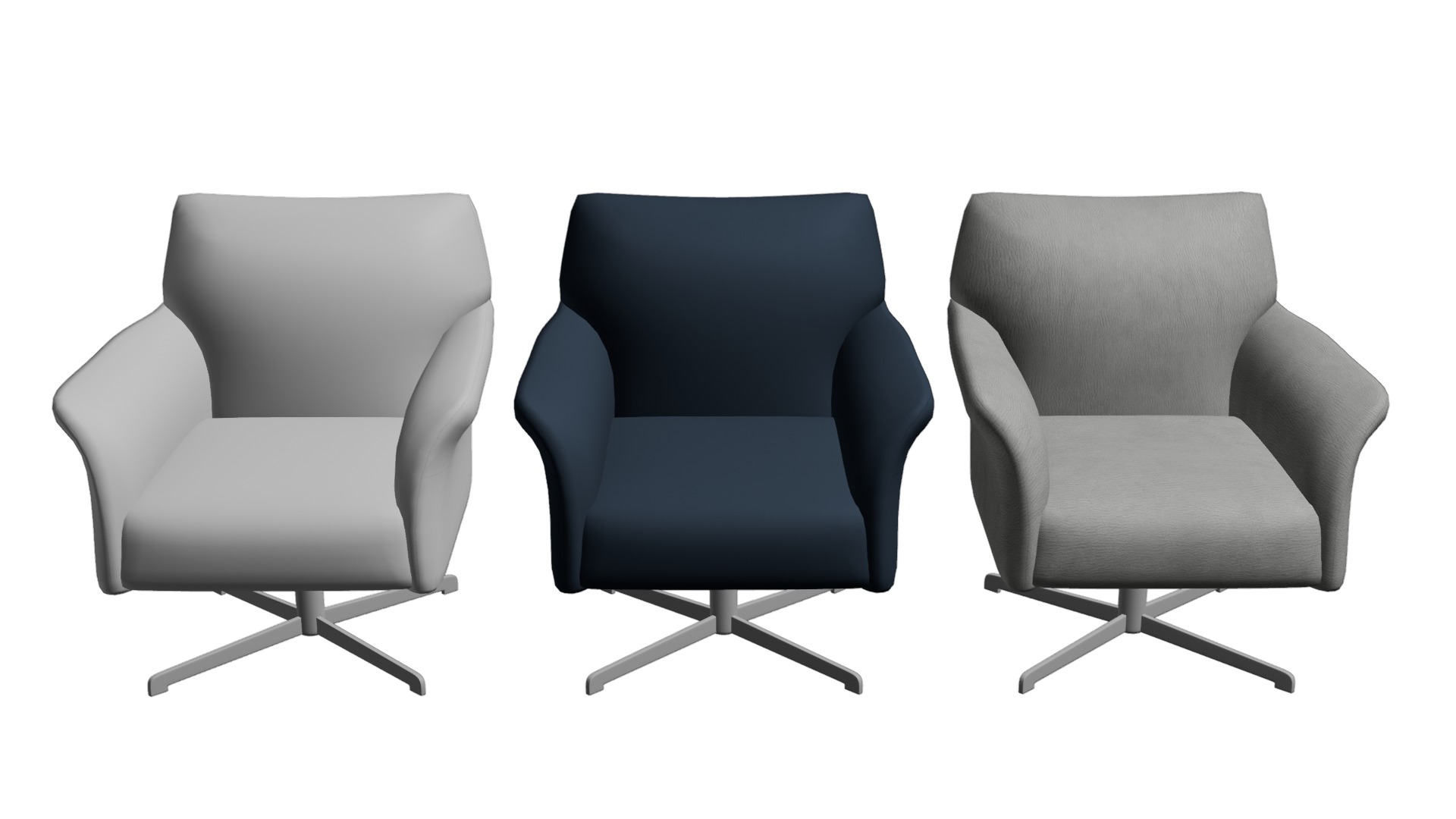 Perno Swivel Chair-Blender Model 3D model_2