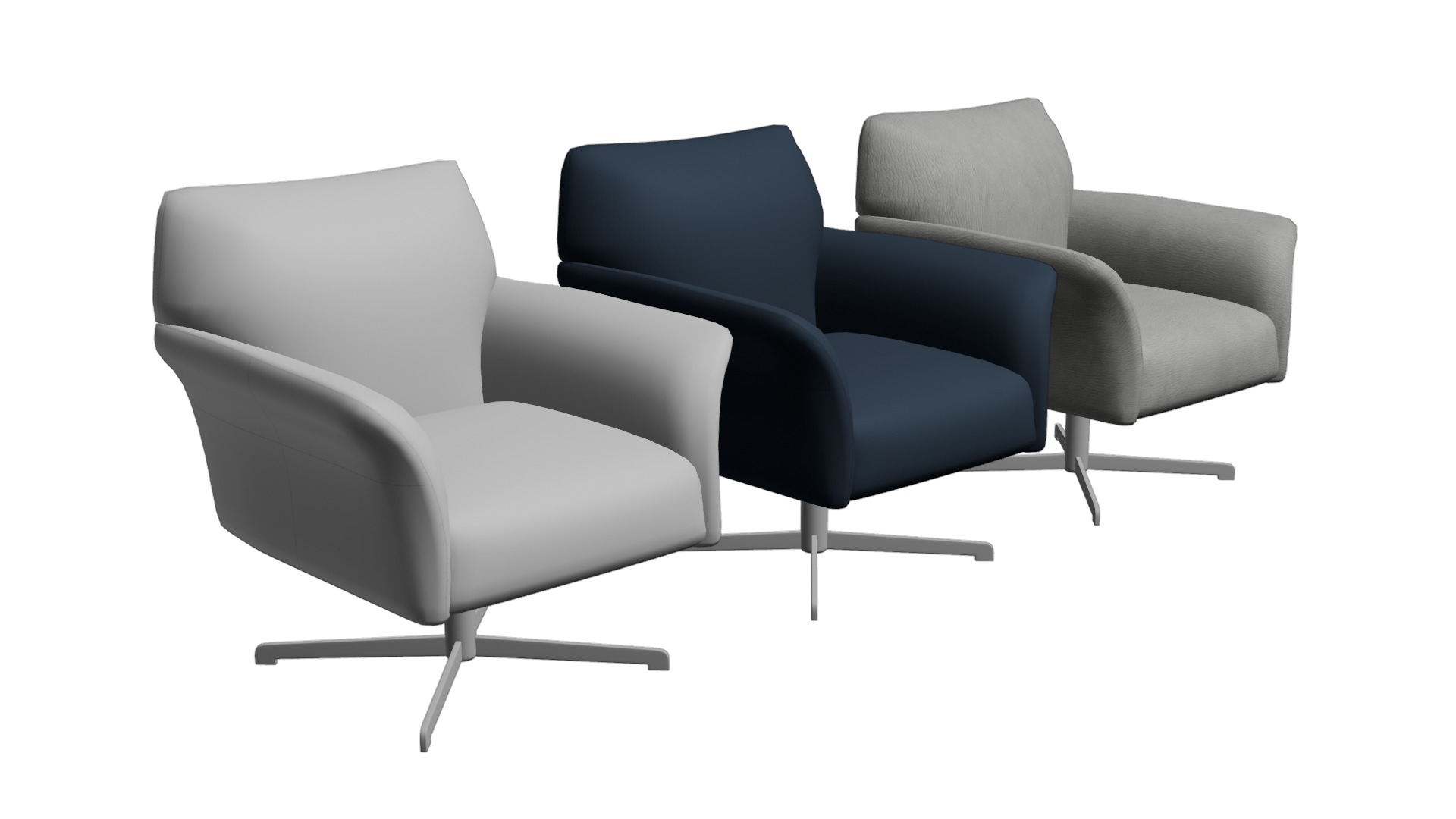 Perno Swivel Chair-Blender Model 3D model_3