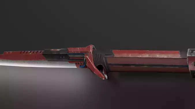 Sci-fi sword - Starforge Edge Low-poly 3D model