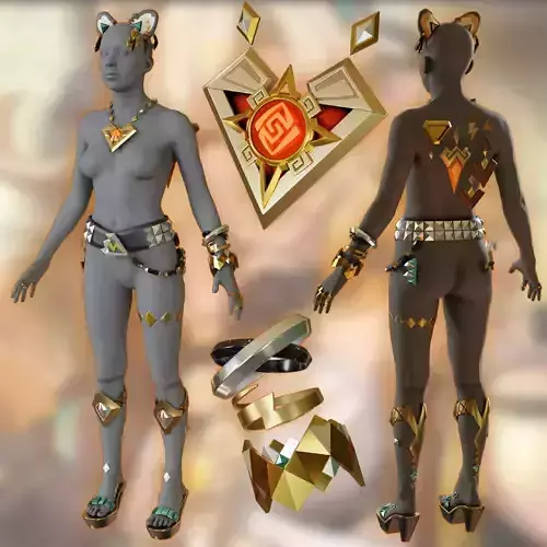 Xilonen accessories - Genshin Impact 3D print model