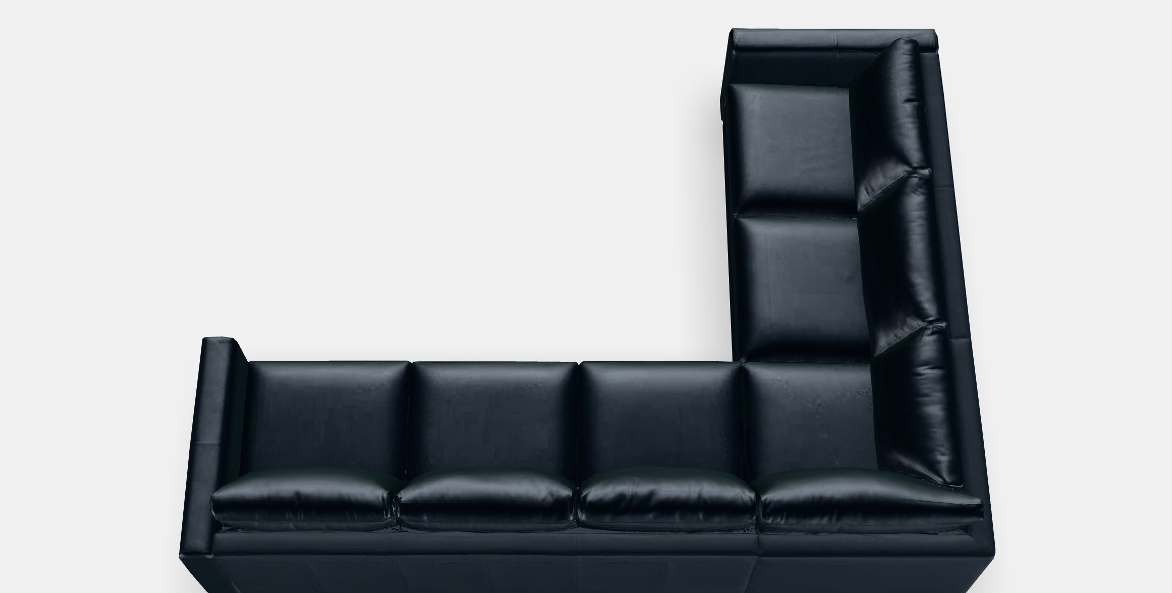 VIMLE Corner sofa 5-seat 1 Low-poly 3D model_4