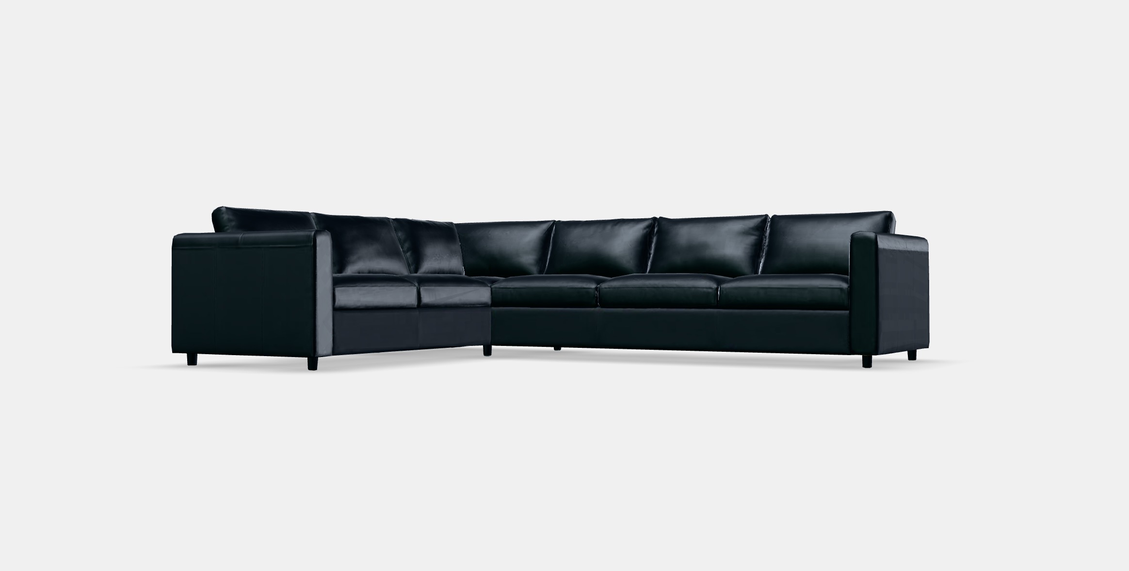 VIMLE Corner sofa 5-seat 1 Low-poly 3D model_13